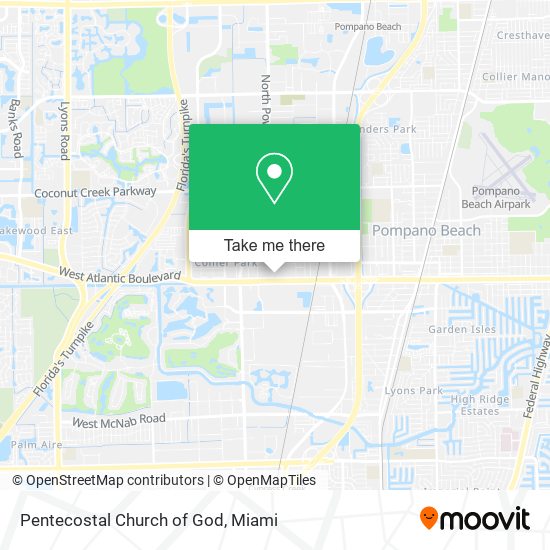 Pentecostal Church of God map