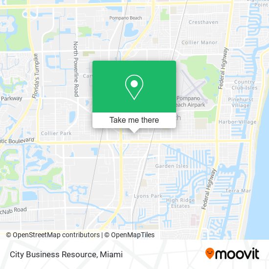 City Business Resource map