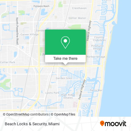 Mapa de Beach Locks & Security
