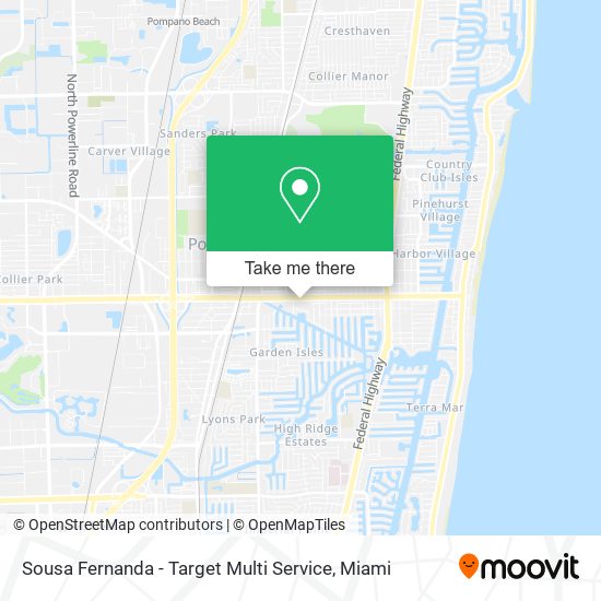 Mapa de Sousa Fernanda - Target Multi Service