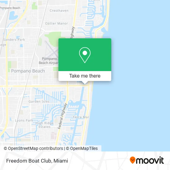 Freedom Boat Club map