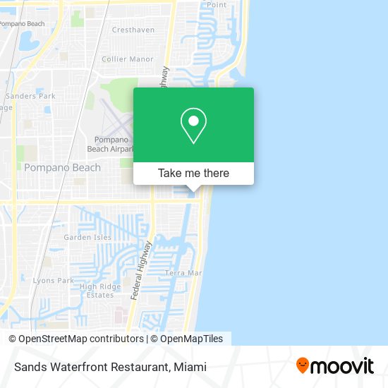 Sands Waterfront Restaurant map