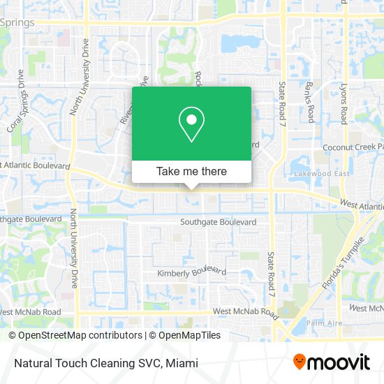 Natural Touch Cleaning SVC map