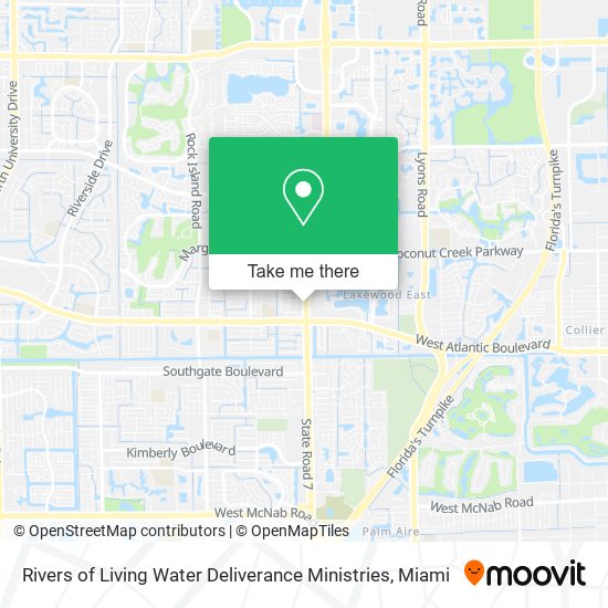 Mapa de Rivers of Living Water Deliverance Ministries