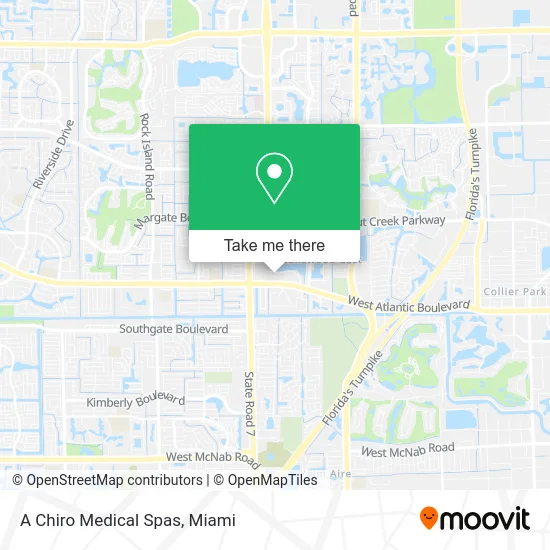 A Chiro Medical Spas map