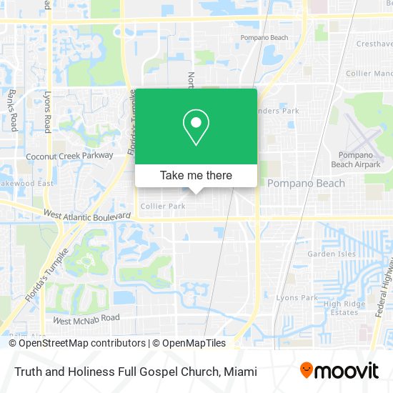 Mapa de Truth and Holiness Full Gospel Church