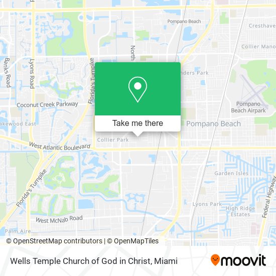 Mapa de Wells Temple Church of God in Christ