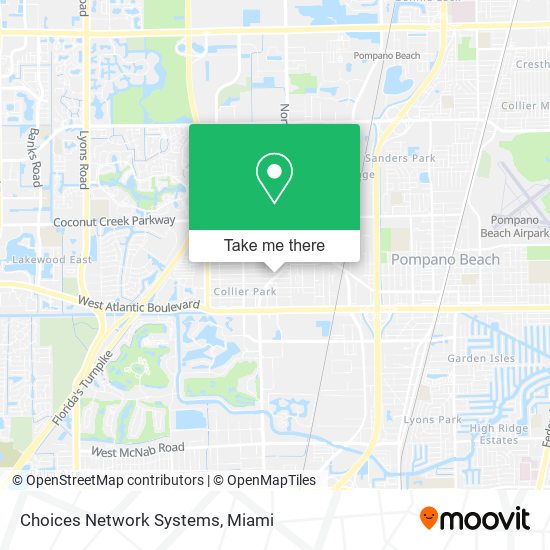 Choices Network Systems map