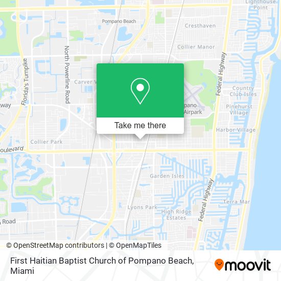 Mapa de First Haitian Baptist Church of Pompano Beach