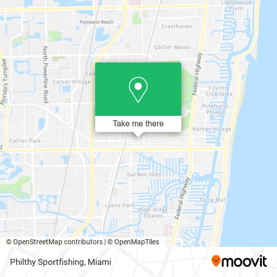 Mapa de Philthy Sportfishing