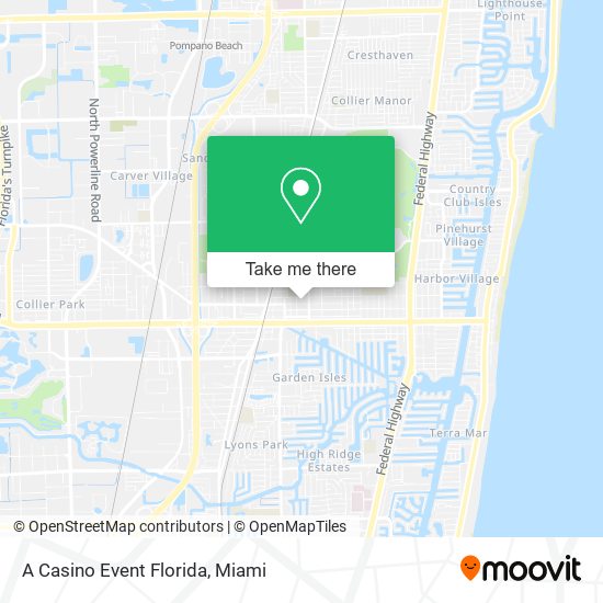 A Casino Event Florida map