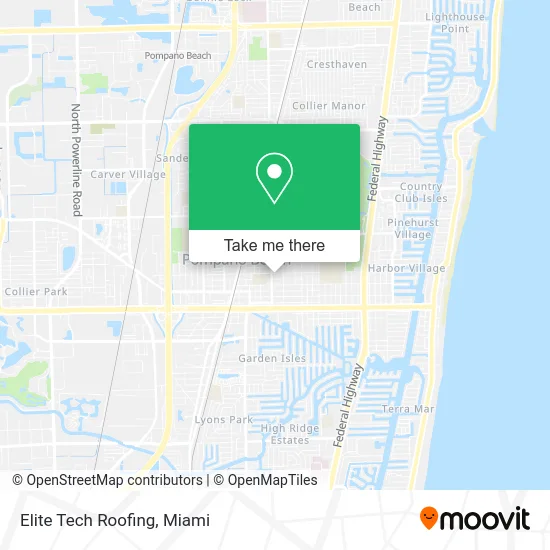 Elite Tech Roofing map