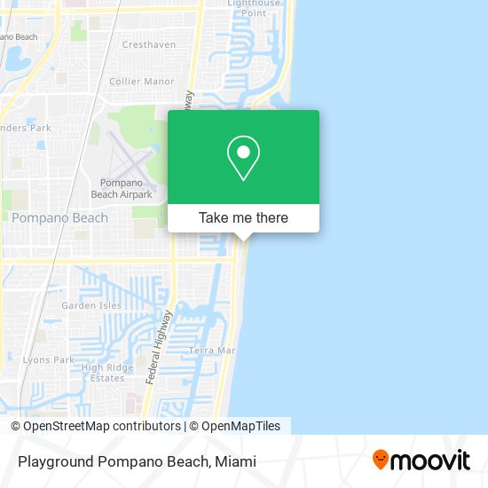 Playground Pompano Beach map