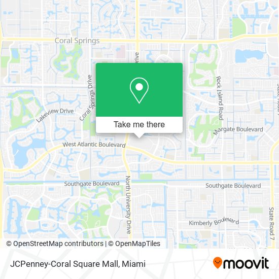 JCPenney-Coral Square Mall map