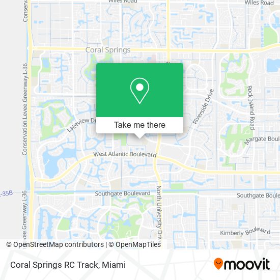 Mapa de Coral Springs RC Track