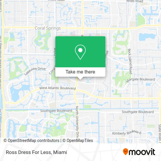 Ross Dress For Less map