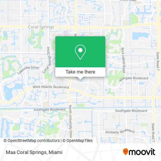 Mapa de Maa Coral Springs