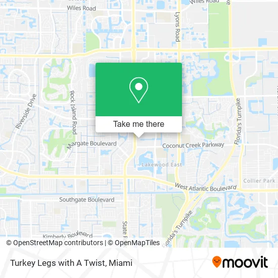 Turkey Legs with A Twist map