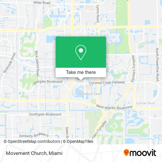 Movement Church map