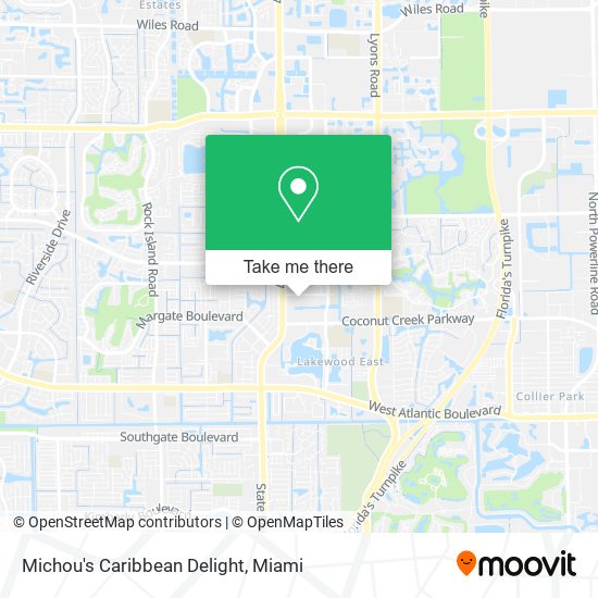 Mapa de Michou's Caribbean Delight