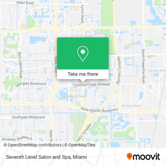 Seventh Level Salon and Spa map