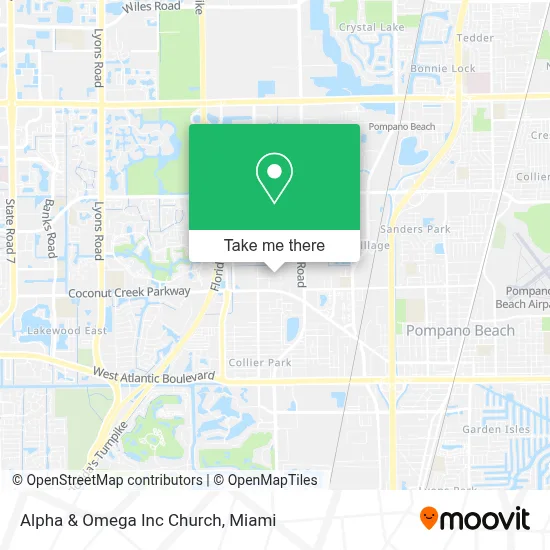 Alpha & Omega Inc Church map
