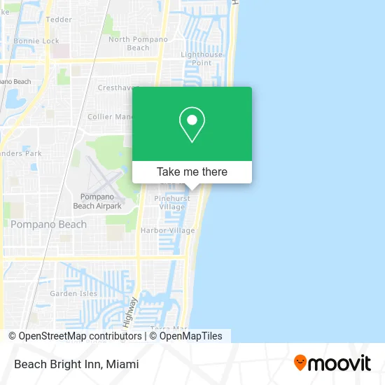 Beach Bright Inn map