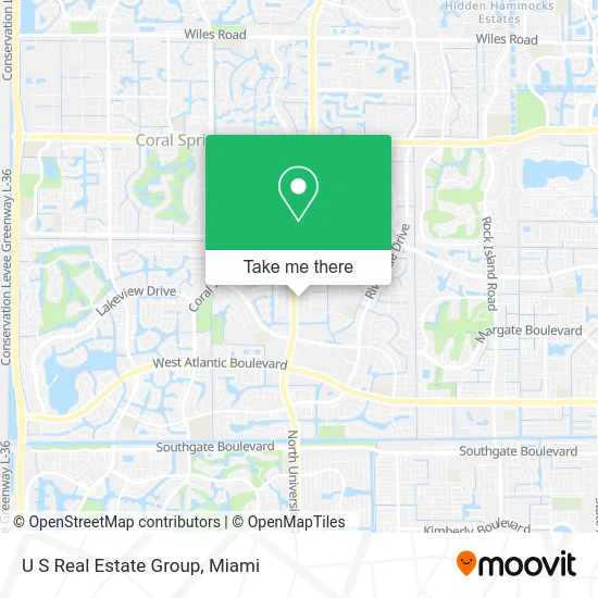 U S Real Estate Group map