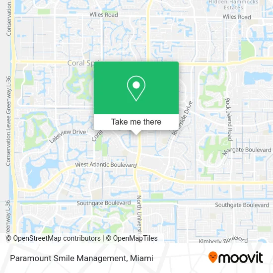Paramount Smile Management map