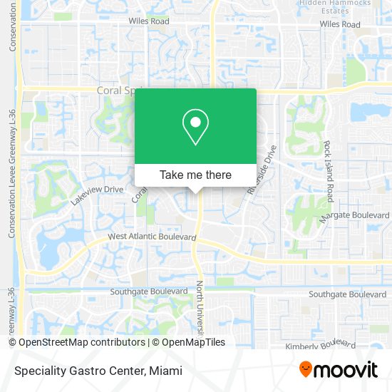 Speciality Gastro Center map