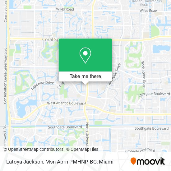 Latoya Jackson, Msn Aprn PMHNP-BC map