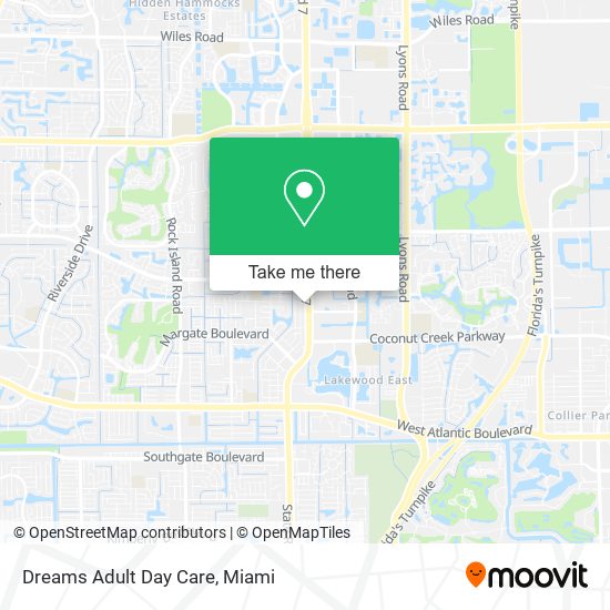 Dreams Adult Day Care map