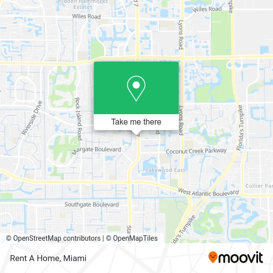 Rent A Home map