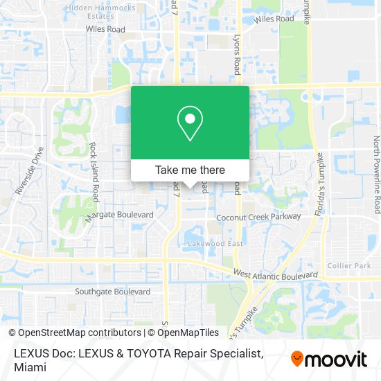 Mapa de LEXUS Doc: LEXUS & TOYOTA Repair Specialist