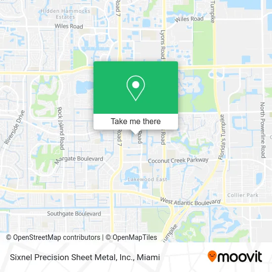 Sixnel Precision Sheet Metal, Inc. map