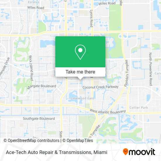Ace-Tech Auto Repair & Transmissions map