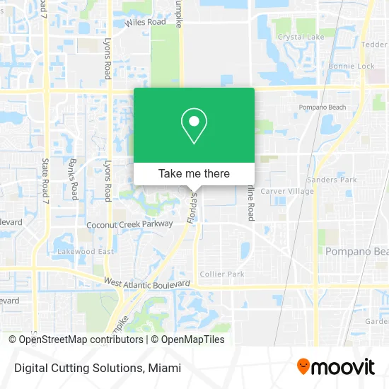 Digital Cutting Solutions map
