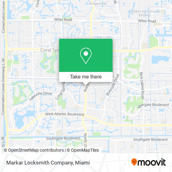 Mapa de Markar Locksmith Company