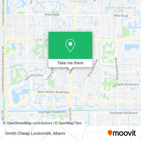 Smith Cheap Locksmith map
