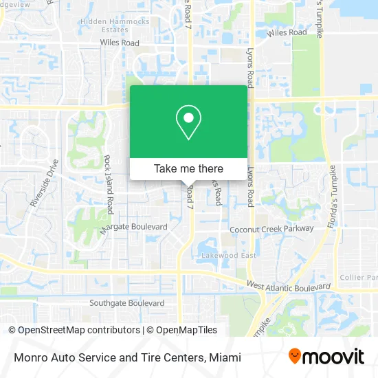Monro Auto Service and Tire Centers map