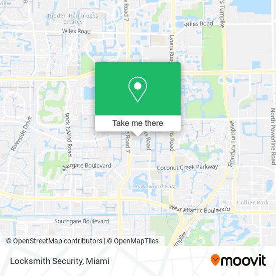 Mapa de Locksmith Security