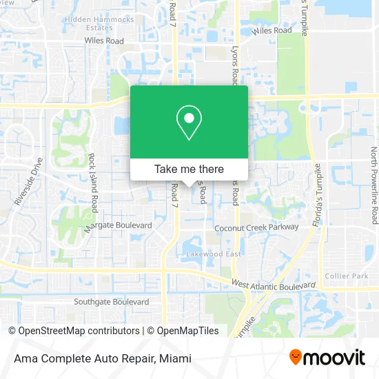 Ama Complete Auto Repair map