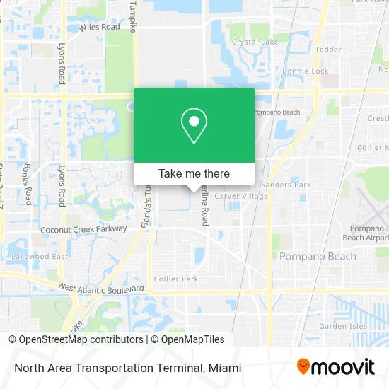 North Area Transportation Terminal map