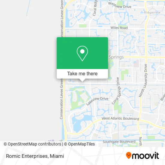 Romic Enterprises map
