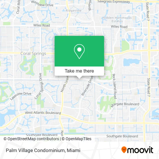 Palm Village Condominium map