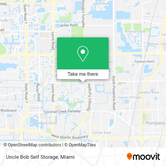 Uncle Bob Self Storage map