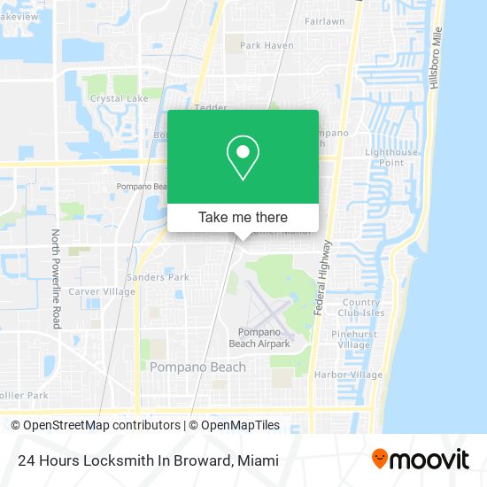 Mapa de 24 Hours Locksmith In Broward