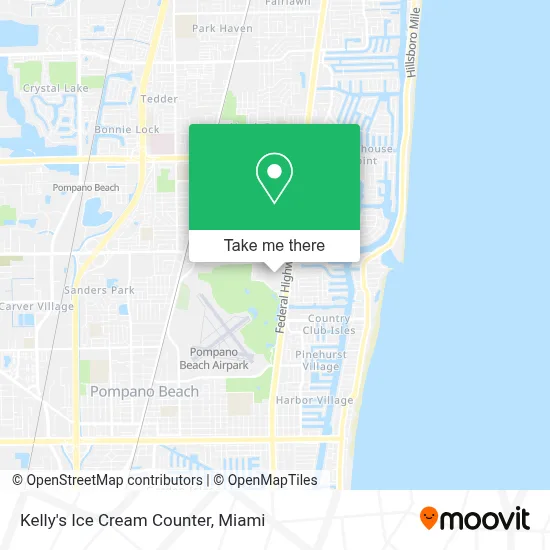 Kelly's Ice Cream Counter map