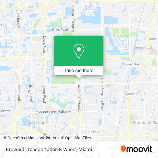 Broward Transportation & Wheel map