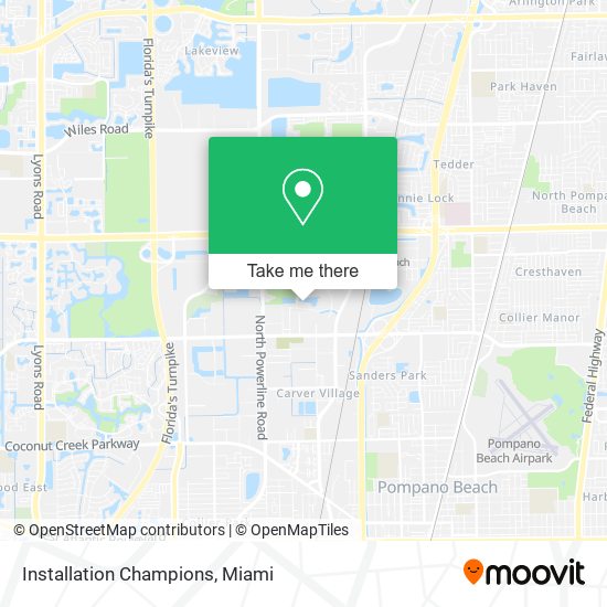 Mapa de Installation Champions